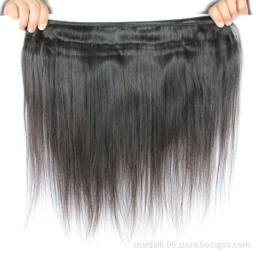 360 Closure Remy Hair Human Cuticle Aligned Bundles Brazilian Mink 100 Profession Black Light Body Dark